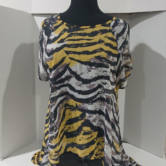 Forever 21 women's top sheer blouse size S/P. - Picture 10 of 12